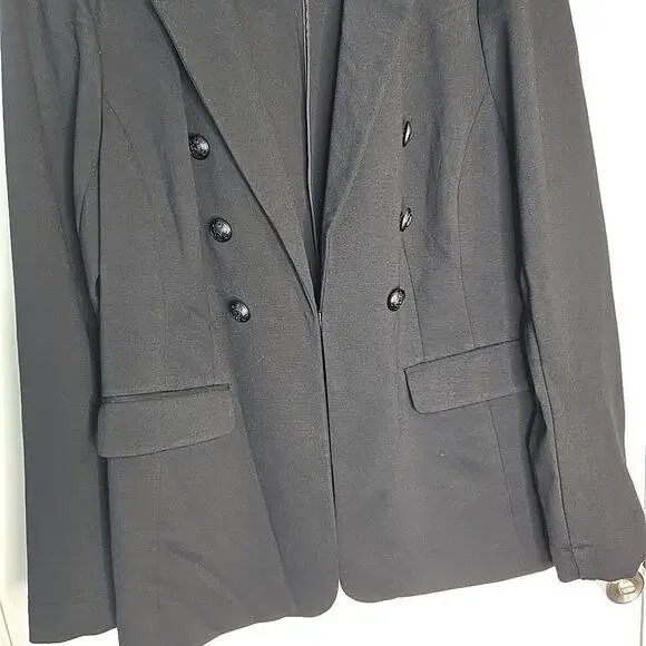Lane Bryant The Bryant Blazer Women’s Size 18 Black Jacket Workwear - Picture 4 of 9
